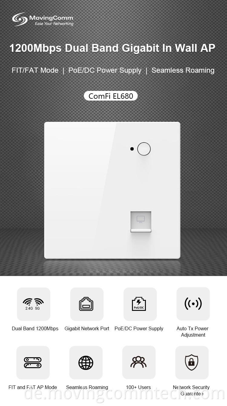 wireless access point wall socket